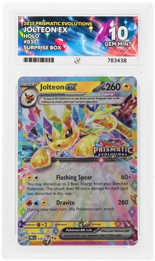Jolteon ex - ACE 10   (Front)