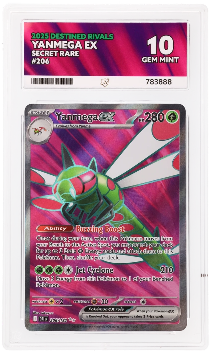 ACE 10 - Yanmega ex - 206/182 - Destined Rivals - Pokemon