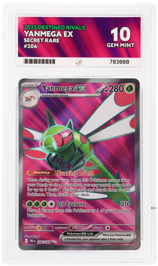 ACE 10 - Yanmega ex - 206/182 - Destined Rivals - Pokemon