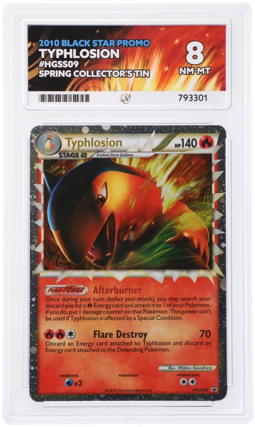 ACE 8 - Typhlosion - HGSS09 - Black Star Promo - Spring Collector's Tin - Pokemon - front