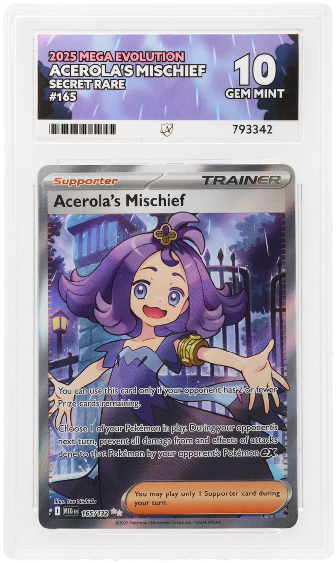 ACE 10 - Acerola's Mischief - 165/132 - Mega Evolution - Pokemon