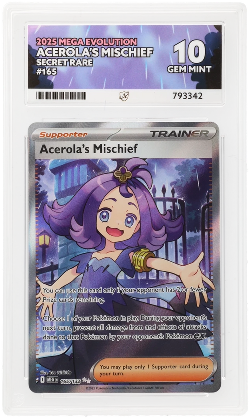 ACE 10 - Acerola's Mischief - 165/132 - Mega Evolution - Pokemon