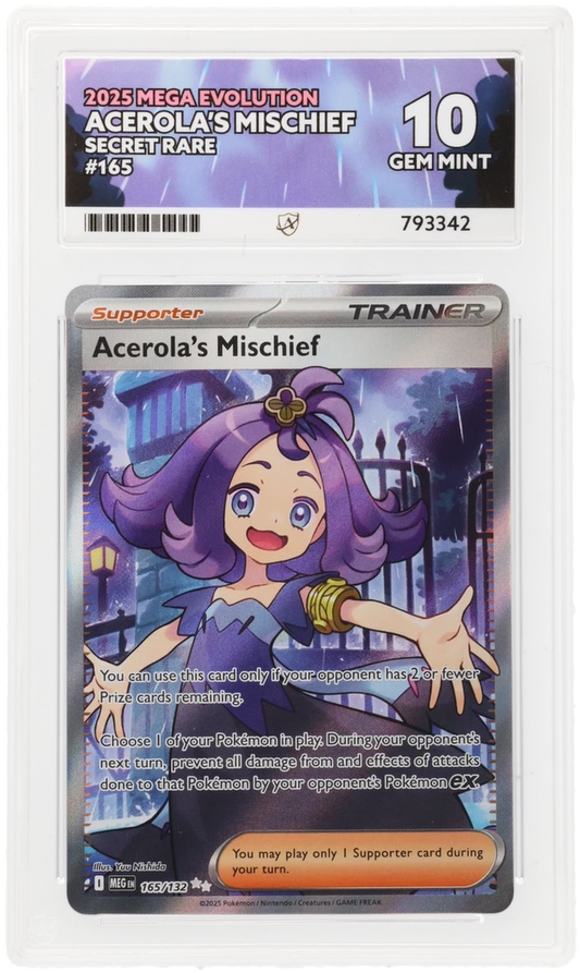 ACE 10 - Acerola's Mischief - 165/132 - Mega Evolution - Pokemon