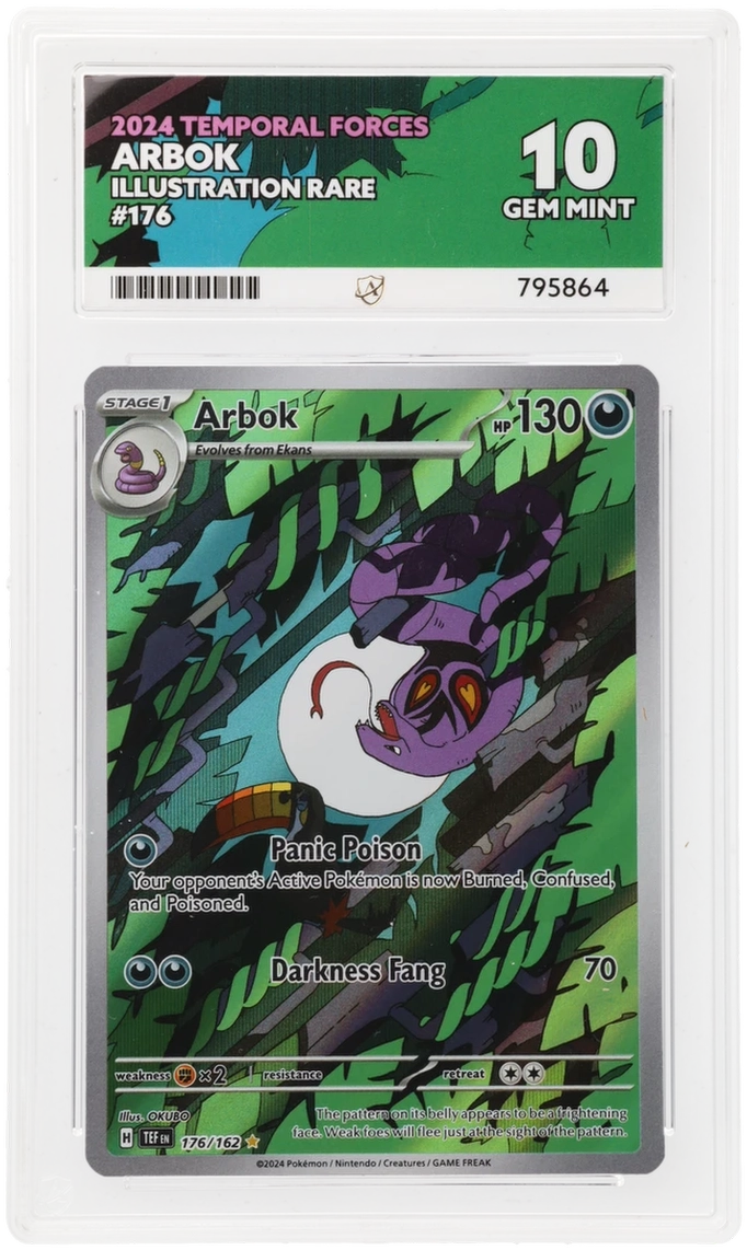 ACE 10 - Arbok - 176/162 - Temporal Forces - Pokemon