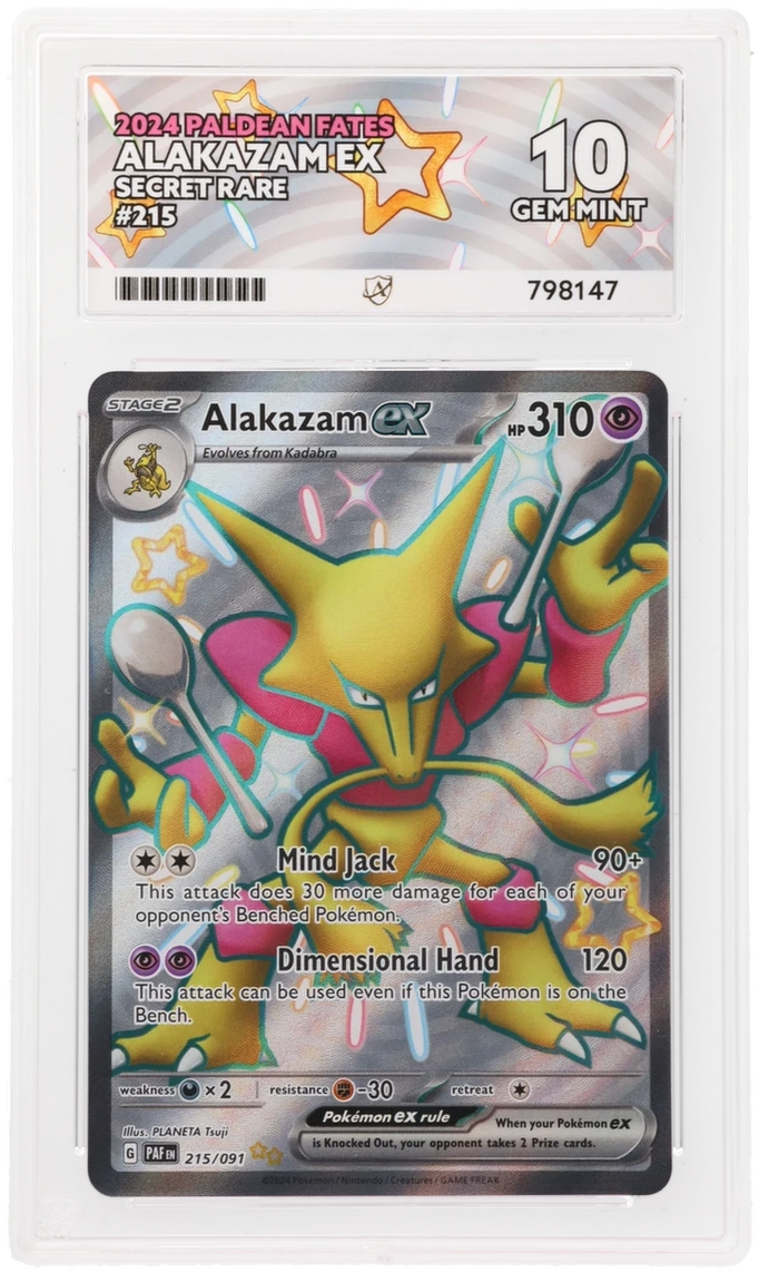 ACE 10 - Alakazam ex - 215/091 - Paldean Fates - Pokemon