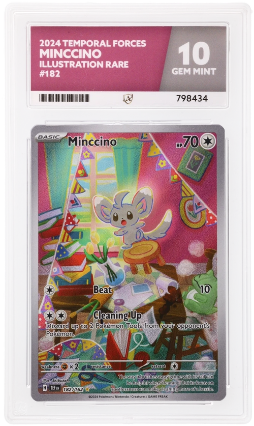 ACE 10 - Minccino - 182/162 - Temporal Forces - Pokemon