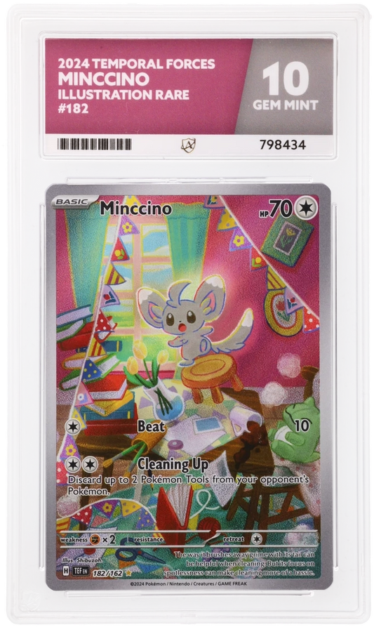 ACE 10 - Minccino - 182/162 - Temporal Forces - Pokemon