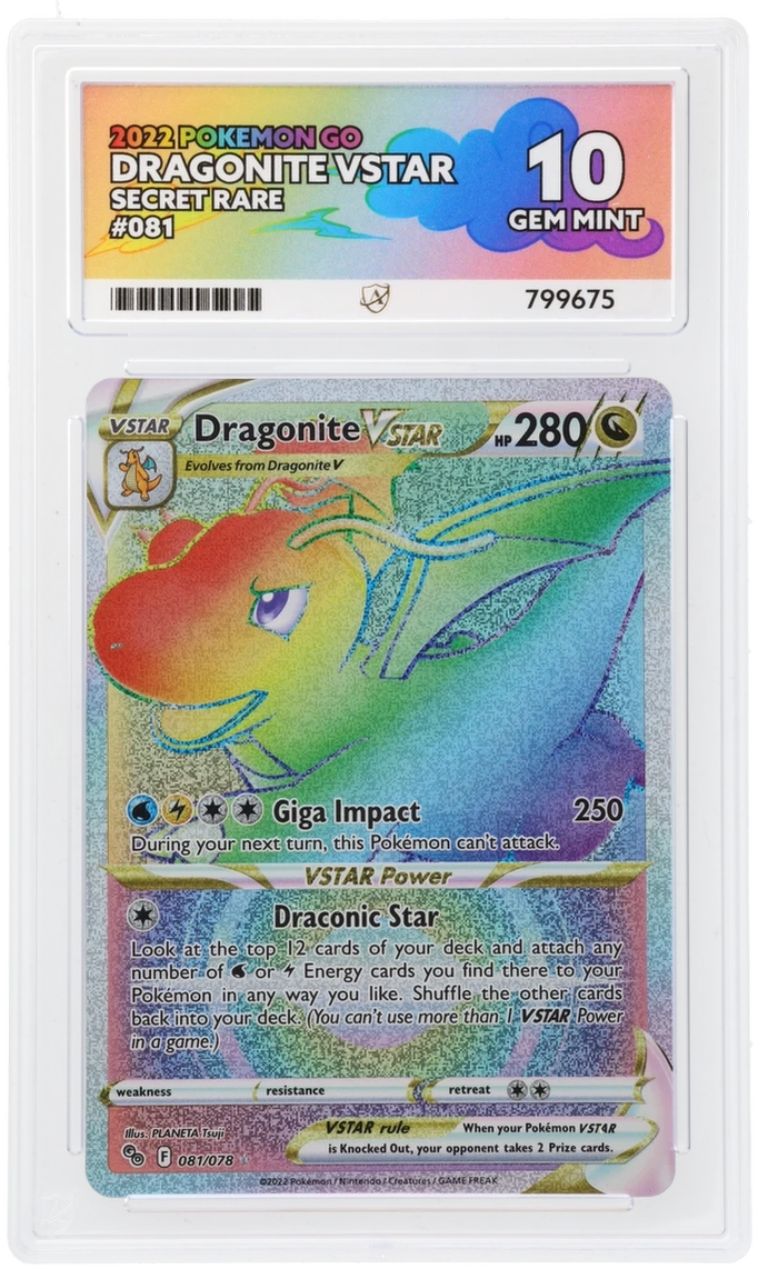ACE 10 - Dragonite VSTAR - 081/078 - Pokemon GO - Pokemon