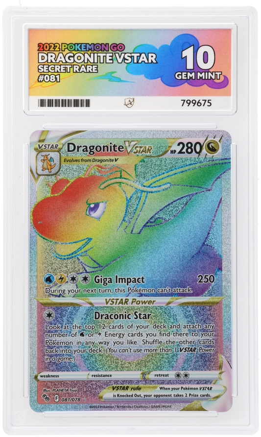 ACE 10 - Dragonite VSTAR - 081/078 - Pokemon GO - Pokemon