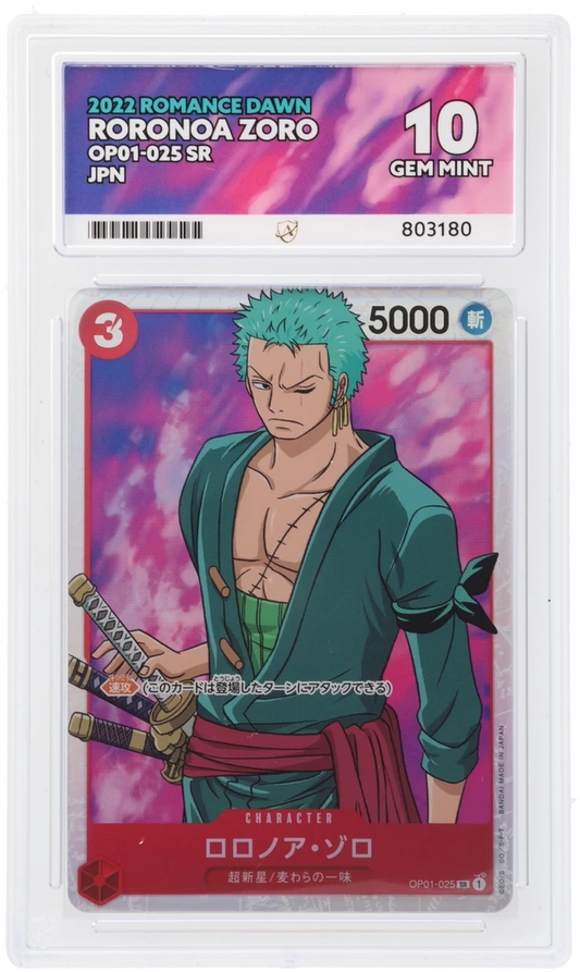 Ace 10 - Roronoa Zoro OP01-025 SR - 2022 Romance Dawn JPN