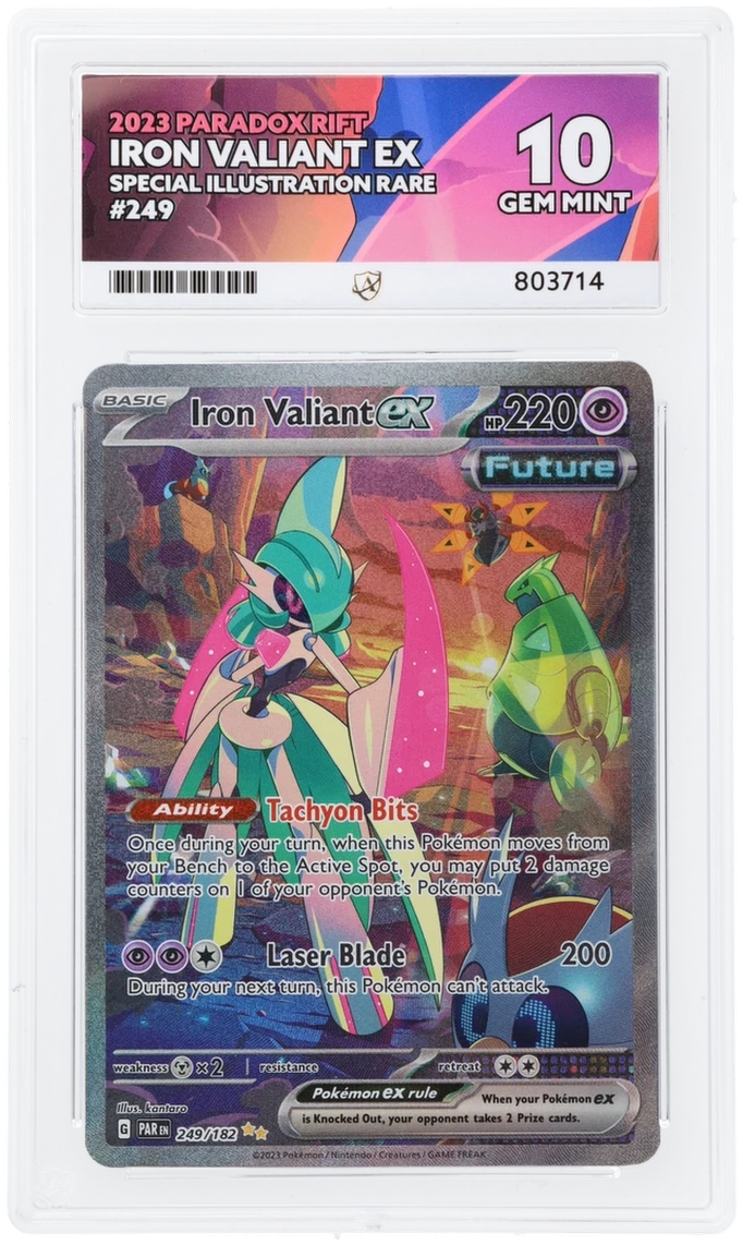 ACE 10 - Iron Valiant ex - 249/182 - Paradox Rift - Pokemon