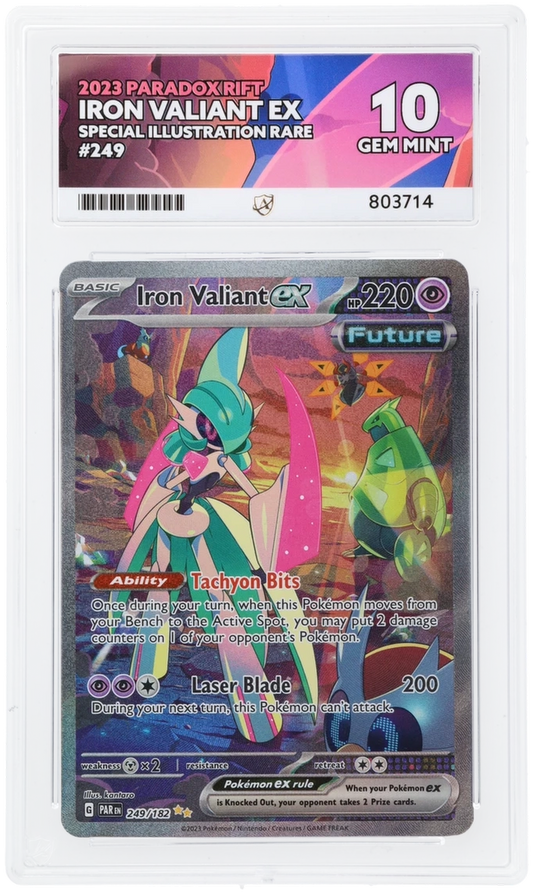ACE 10 - Iron Valiant ex - 249/182 - Paradox Rift - Pokemon
