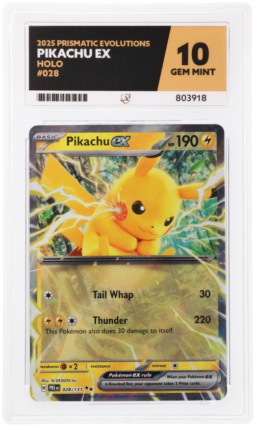 ACE 10 - Pikachu ex - 028/131 - Prismatic Evolutions - Pokemon
