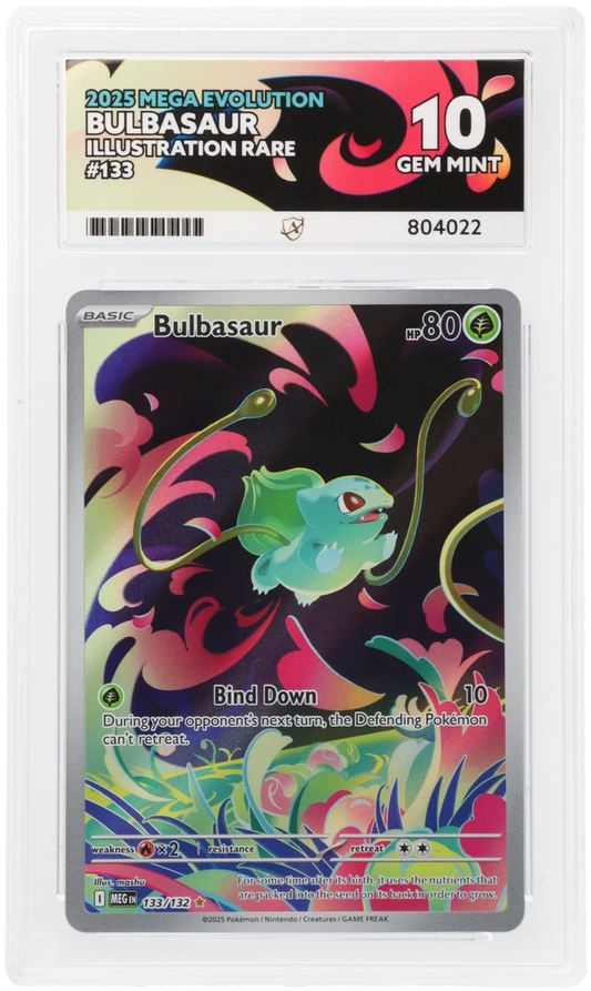 ACE 10 - Bulbasaur - 133/132 - Mega Evolution - Pokemon