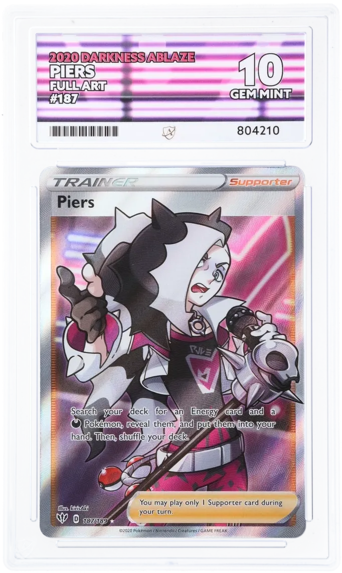ACE 10 - Piers - 187/189 - Darkness Ablaze - Pokemon