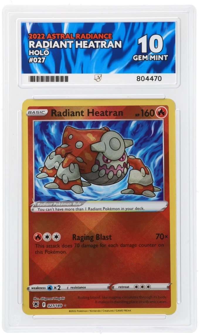 ACE 10 - Radiant Heatran - 027/189 - Astral Radiance - Pokemon