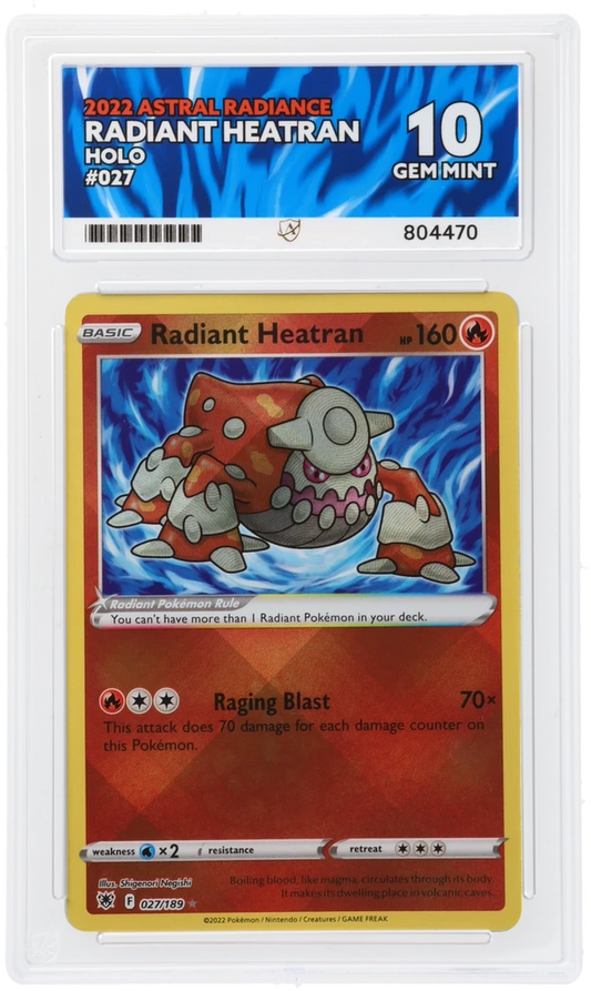 ACE 10 - Radiant Heatran - 027/189 - Astral Radiance - Pokemon