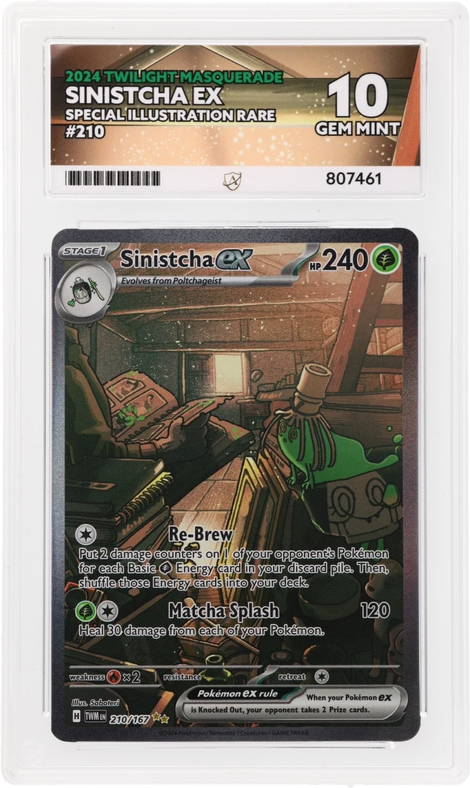ACE 10 - Sinistcha ex - 210/167 - Twilight Masquerade - Pokemon