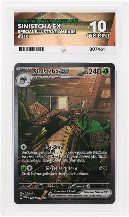 ACE 10 - Sinistcha ex - 210/167 - Twilight Masquerade - Pokemon