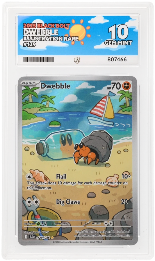 ACE 10 - Dwebble - 129/086 - Black Bolt - Pokemon