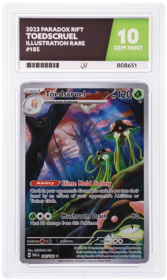 ACE 10 - Toedscruel - 185/182 - Paradox Rift - Pokemon