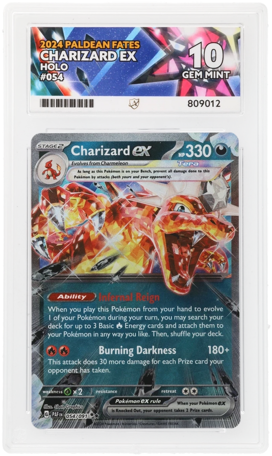 ACE 10 - Charizard ex - 054/091 - Paldean Fates - Pokemon