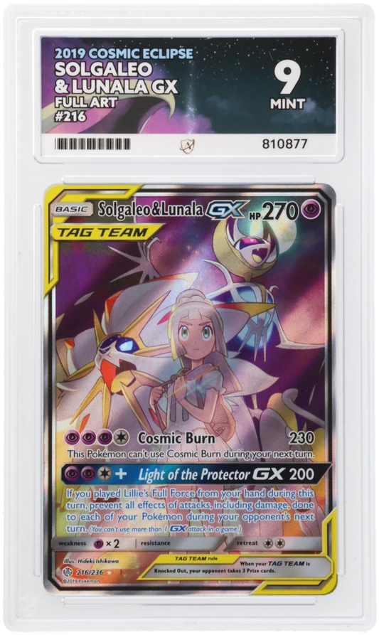 Solgaleo & Lunala GX - ACE 9   (Front)