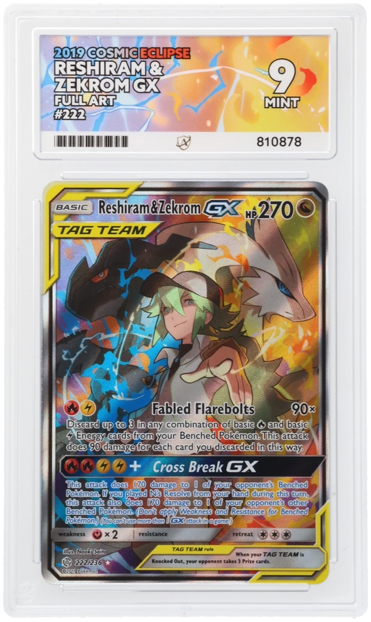 Reshiram & Zekrom GX - ACE 9   (Front)
