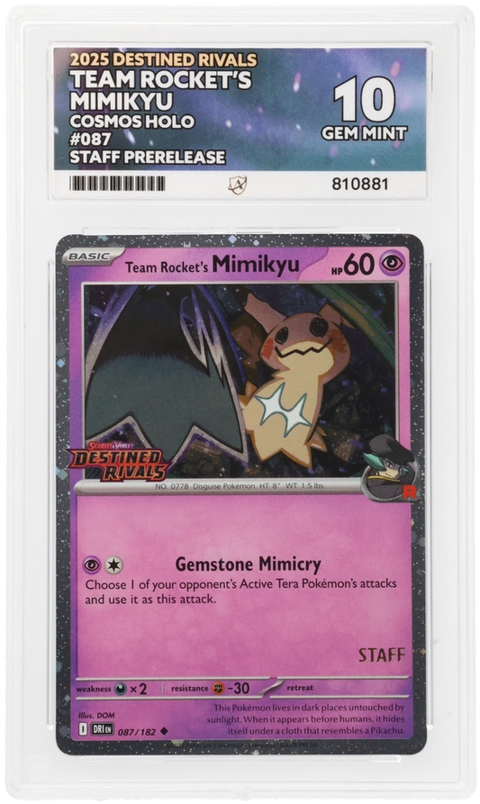 Team Rocket's Mimikyu - ACE 10   (Front)