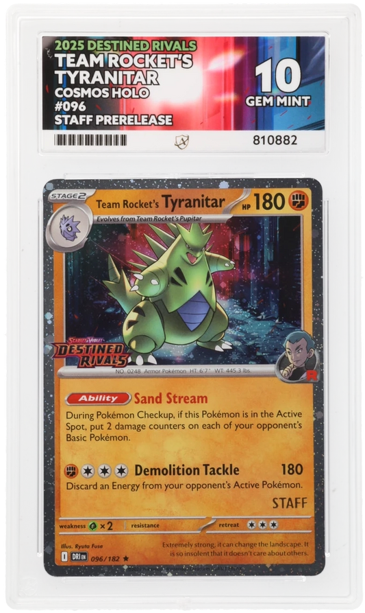 Team Rocket's Tyranitar - ACE 10   (Front)