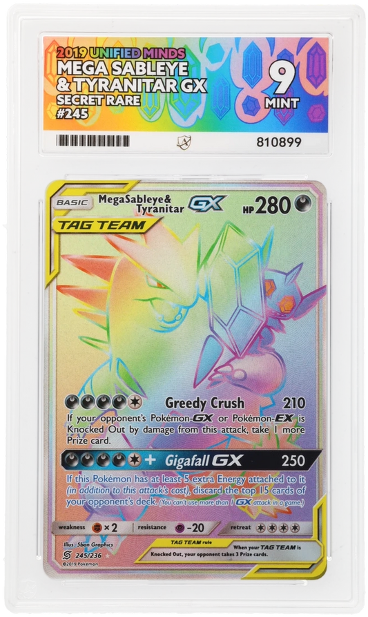 Mega Sableye & Tyranitar GX - ACE 9   (Front)