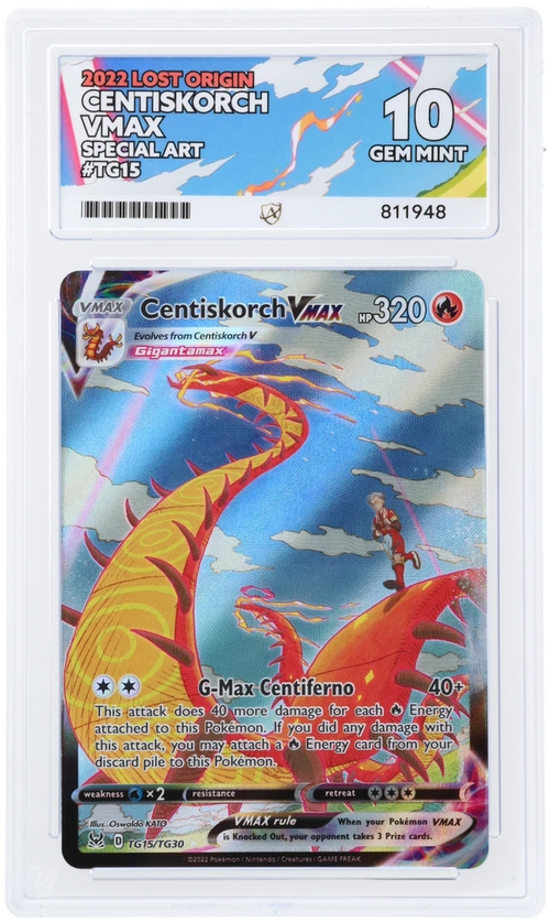 ACE 10 - Centiskorch VMAX - TG15/TG30 - Lost Origin - Pokemon