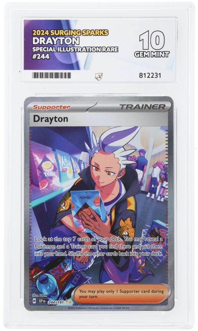 ACE 10 - Drayton - 244/191 - Surging Sparks - Pokemon