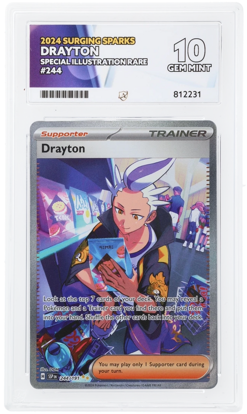 ACE 10 - Drayton - 244/191 - Surging Sparks - Pokemon