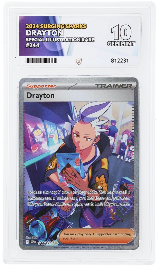 ACE 10 - Drayton - 244/191 - Surging Sparks - Pokemon