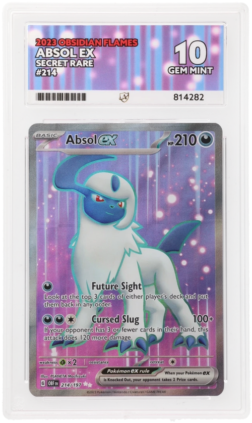 ACE 10 - Absol ex - 214/197 - Obsidian Flames - Pokemon