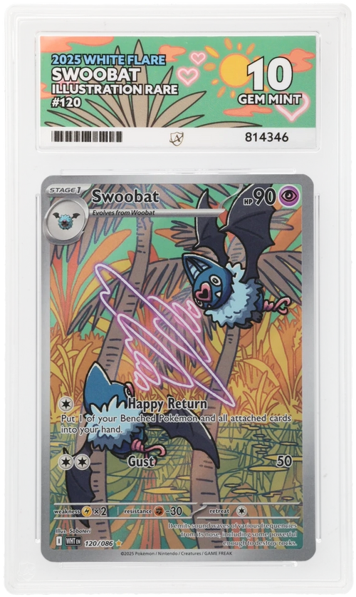 ACE 10 - Swoobat - 120/086 - White Flare - Pokemon
