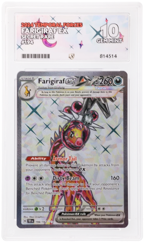 ACE 10 - Farigiraf ex - 194/162 - Temporal Forces - Pokemon