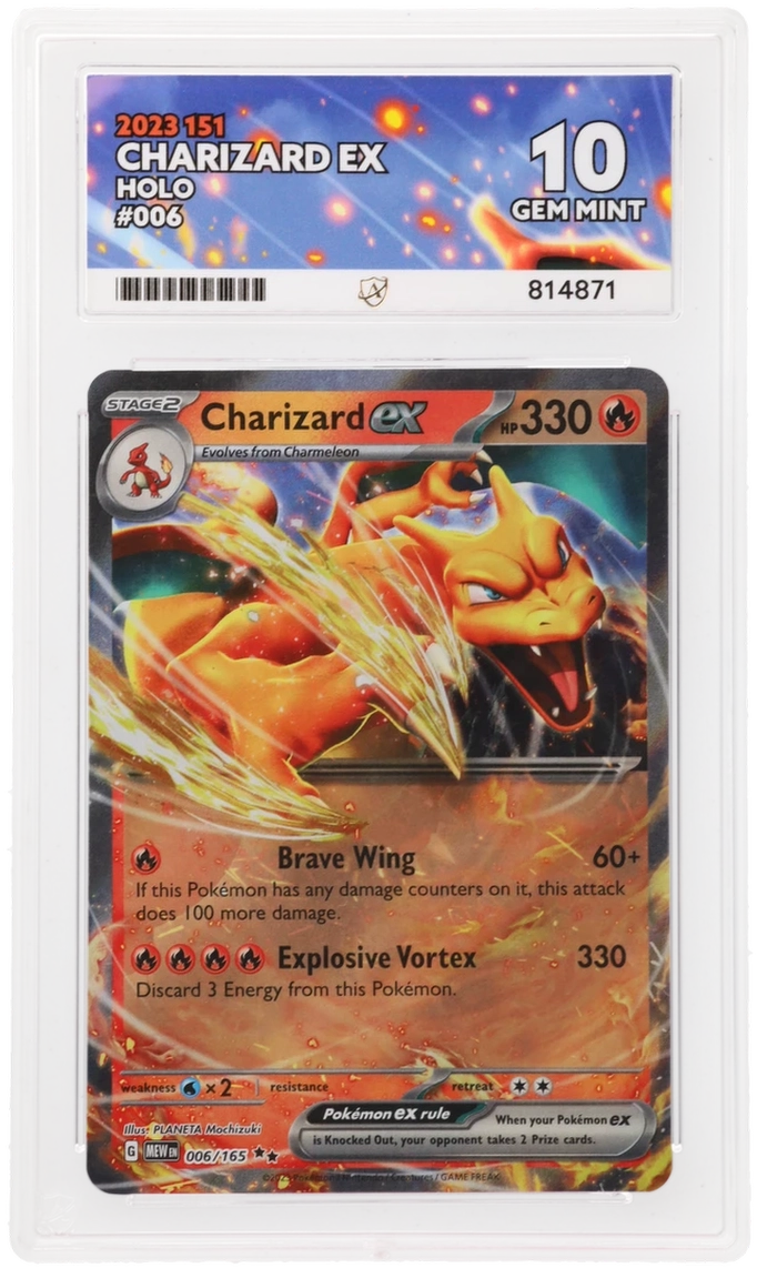 ACE 10 - Charizard ex - 006/165 - 151 - Pokemon