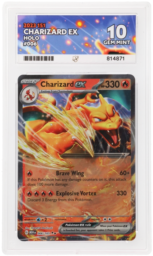 ACE 10 - Charizard ex - 006/165 - 151 - Pokemon
