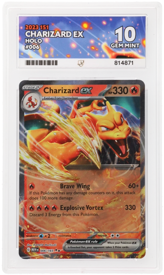 ACE 10 - Charizard ex - 006/165 - 151 - Pokemon