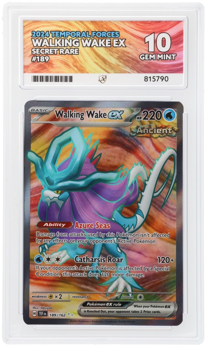 ACE 10 - Walking Wake ex - 189/162 - Temporal Forces - Pokemon