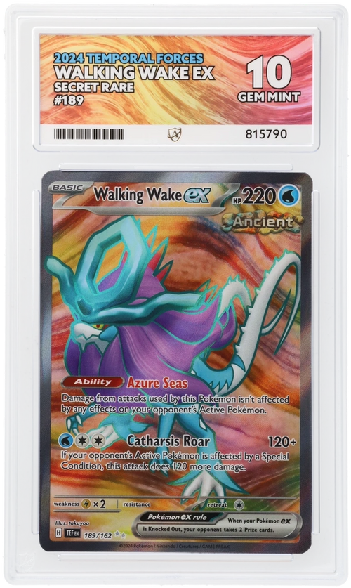 ACE 10 - Walking Wake ex - 189/162 - Temporal Forces - Pokemon