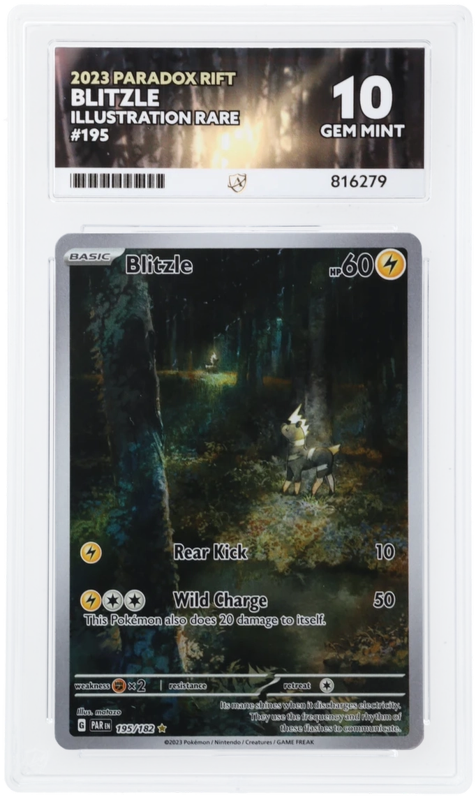 ACE 10 - Blitzle - 195/182 - Paradox Rift - Pokemon
