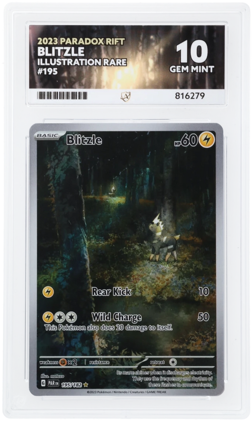 ACE 10 - Blitzle - 195/182 - Paradox Rift - Pokemon