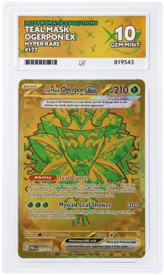 ACE 10 - Teal Mask Ogerpon ex - 177/131 - Prismatic Evolutions - Pokemon