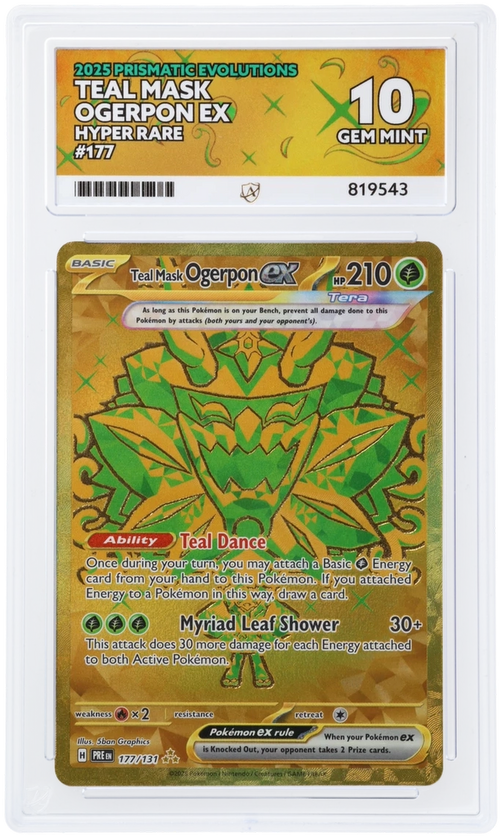 ACE 10 - Teal Mask Ogerpon ex - 177/131 - Prismatic Evolutions - Pokemon