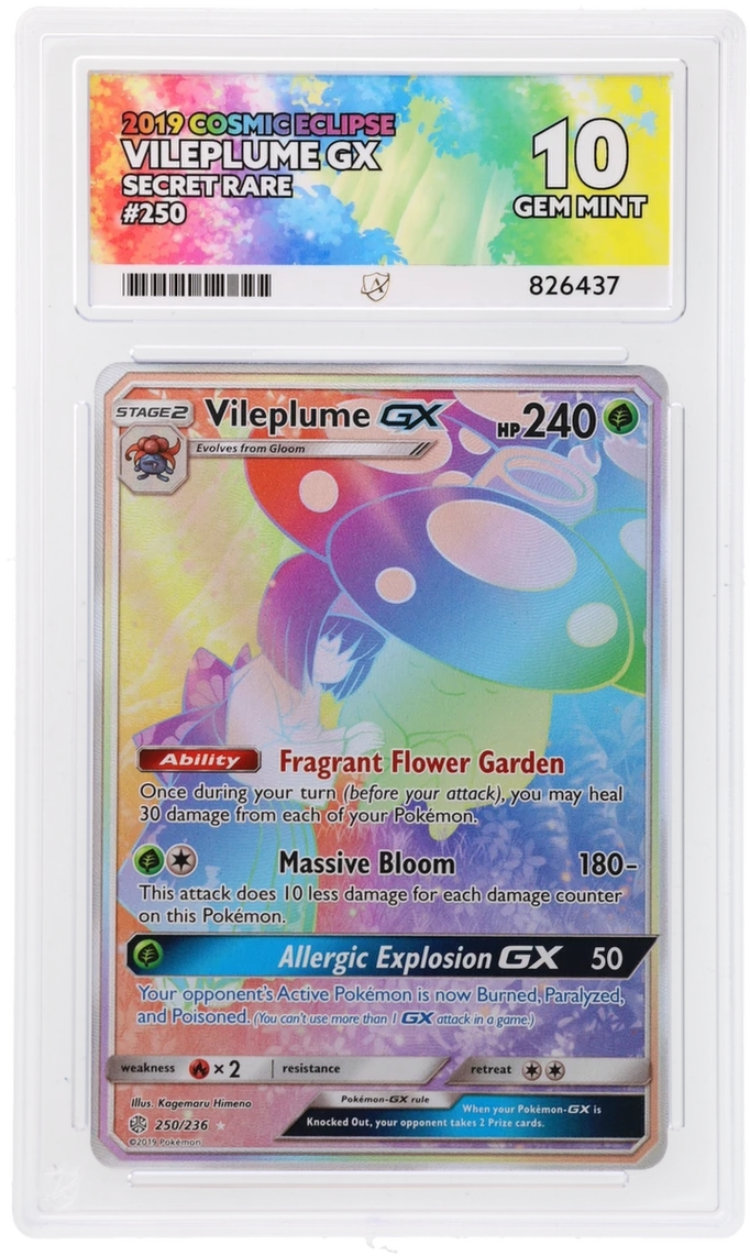 ACE 10 - Vileplume GX - 250/236 - Cosmic Eclipse - Pokemon - front