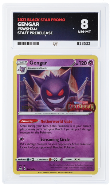 gengar pokemon card 2022 New "Enhanced 2-Pack Blister" and Mega Greninja Mini Portfolio to Release in October - PokeBeach this card is the perfect way to showcase your collection. Gengar SWSH241 - Ace 8