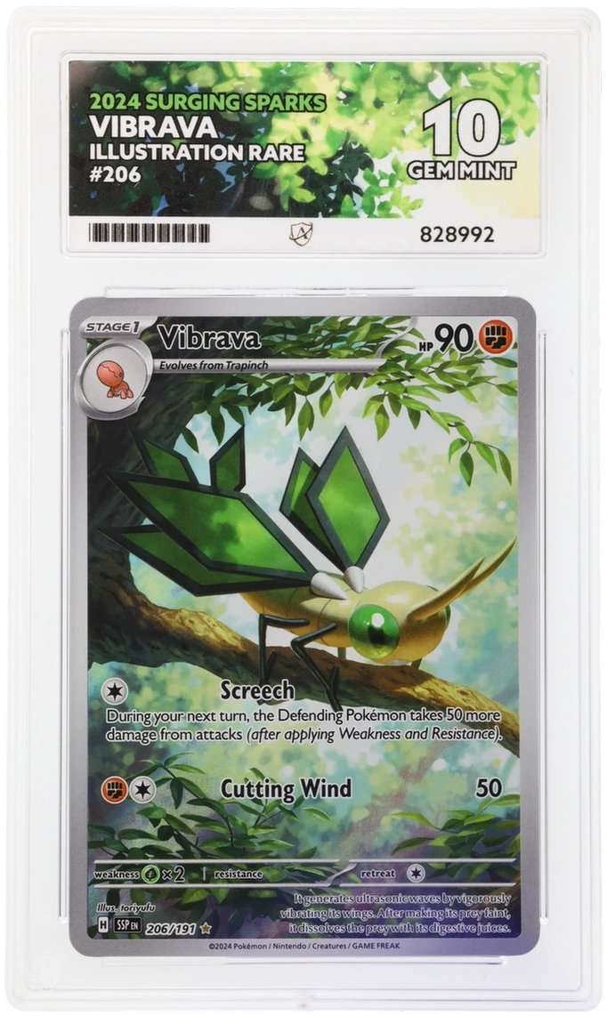 ACE 10 - Vibrava - 206/191 - Surging Sparks - Pokemon